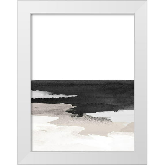 Wong, Brandon 15x18 White Modern Wood Framed Museum Art Print Titled - Nordic Landscape No. 1
