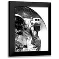 thumbnail image 1 of Wong, Brandon 19x24 Black Modern Framed Museum Art Print Titled - Modern Astronaut No. 1, 1 of 5
