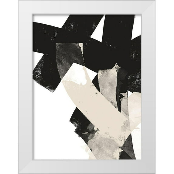 Wong, Brandon 19x24 White Modern Wood Framed Museum Art Print Titled - Nordic No. 2