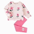 thumbnail image 1 of Wonitaaizi Baby Girl Clothes Toddler Fall Winter Outfits Girl Sweatshirt Pants Set 2Pcs Clothing Sets (18-24 Months,Pink), 1 of 7