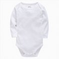 thumbnail image 1 of Wonitaaizi Baby Newborn Boys Girls Long Sleeve Bodysuit Loose Onesie Outfit Romper Toddler Infant Funny Jumpsuit(9-12 Months,White), 1 of 7