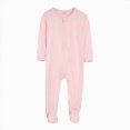 thumbnail image 1 of Wonitaaizi Baby Pajamas Baby Clothes for Boys Girls Unisex Zip-Front Non-Slip Onesie Sleeper(6-12 Months,Pink), 1 of 7