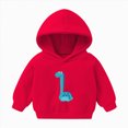 thumbnail image 1 of Wonitaaizi Boys and Toddlers' Pullover Hoodie Sweatshirts Boys Printed Hoodie Pullover Hoodie (12-18 Months,Red), 1 of 4