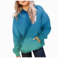thumbnail image 1 of Wonitaaizi Cute Tie Dye Graphic Hoodies for Teen Girls Gradient Clothes for Girls (9-10 Years,Blue), 1 of 6
