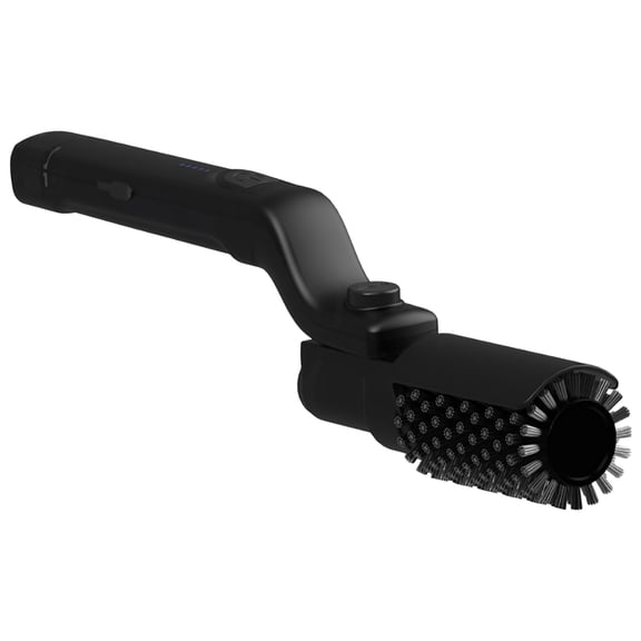 Wonitaaizi Electric BBQ Grill Brush, 2600mAh Battery Powered Cleaning Tool with Adjustable 180° Brush Head, 360° Splash Guard