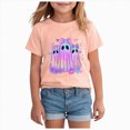 thumbnail image 1 of Wonitaaizi Girls Kids Halloween Tshirt Tshirts Ghost Clothes Short Sleeve Tee (13-14 Years,Light Pink), 1 of 5