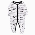 thumbnail image 1 of Wonitaaizi Newborn Baby Girl Bodysuit Long Sleeve Jumpsuit Outfits Clothes (0-3 Months,White), 1 of 7