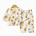 thumbnail image 1 of Wonitaaizi Pajamas Set for Girls Long Sleeve Set Pj Sets Tops and Long Pjs Bottoms (8-9 Years,Yellow), 1 of 1