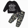 thumbnail image 1 of Wonitaaizi Toddler Baby Boy Clothes Letter Print Tops Pants Outfits Kids Fall Winter (18-24 Months,Dark Gray), 1 of 6