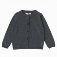 thumbnail image 1 of Wonitaaizi Toddler Boys Girls Crewneck Cardigan Sweaters Long Sleeve Kids Button School Uniform Knit Tops Outwear, 1 of 5