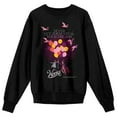 thumbnail image 1 of Wonka 2023 Never Let Them Steal Your Dreams Crew Neck Long Sleeve Black Adult Sweatshirt-Small, 1 of 7