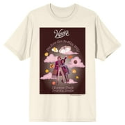 BIOWORLD Wonka 2023 Silly Willy Ture-Dle Noodle Crew Neck Short Sleeve Natural Men's T-shirt-Medium