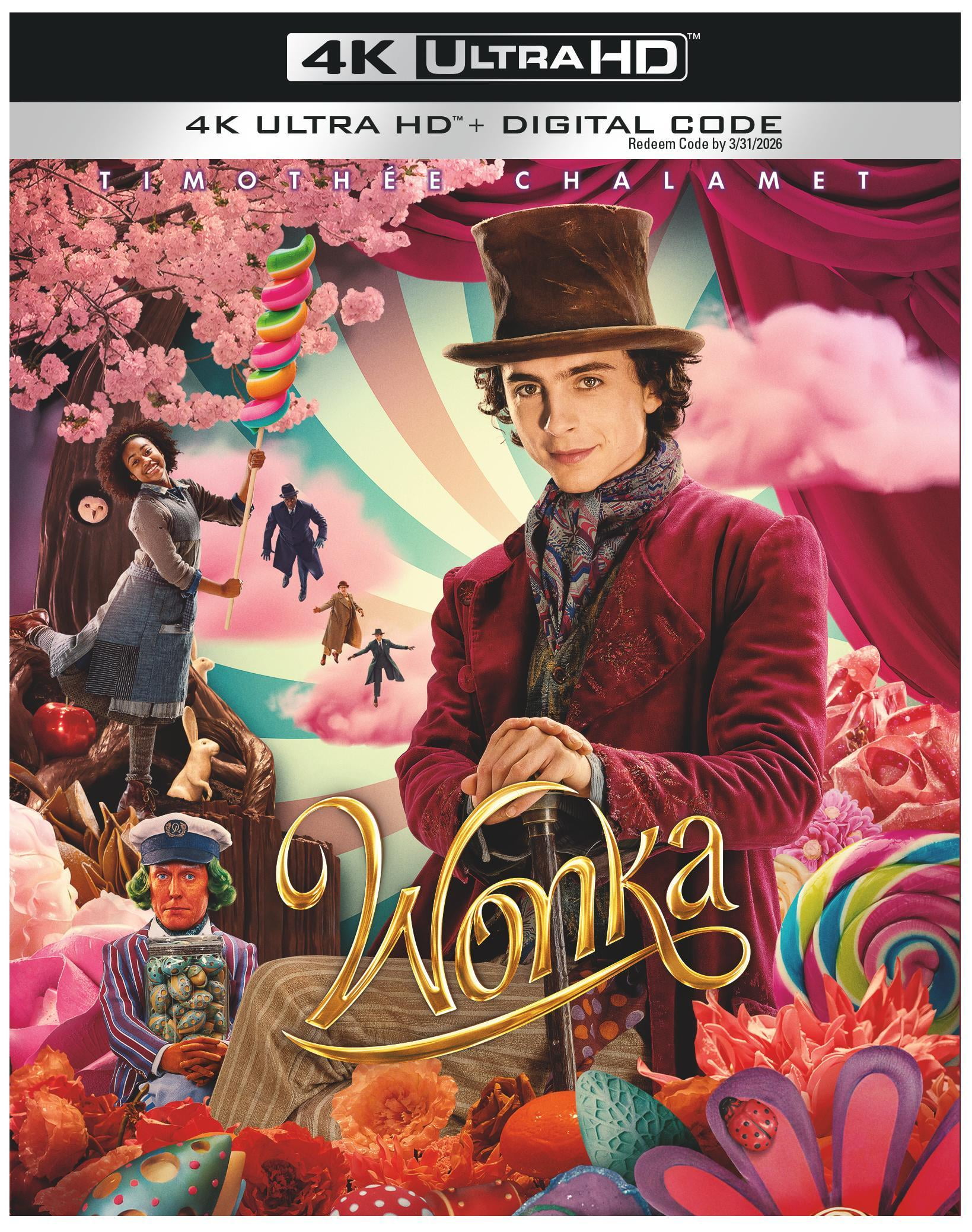 Wonka 4K Ultra HD Blu-ray for Kids