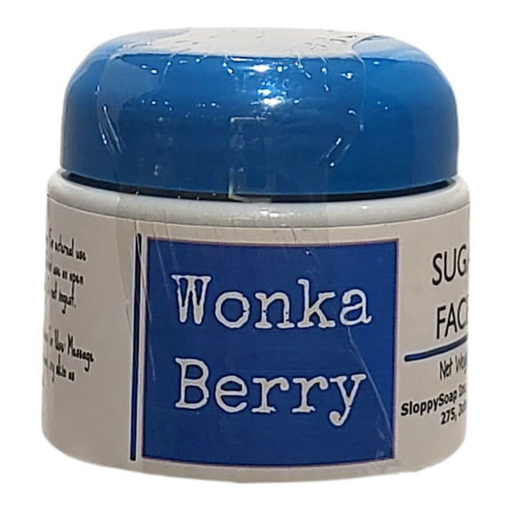 Wonka Berry Sugar Scrub, Face and Body Exfoliating Scrub, 6 Oz