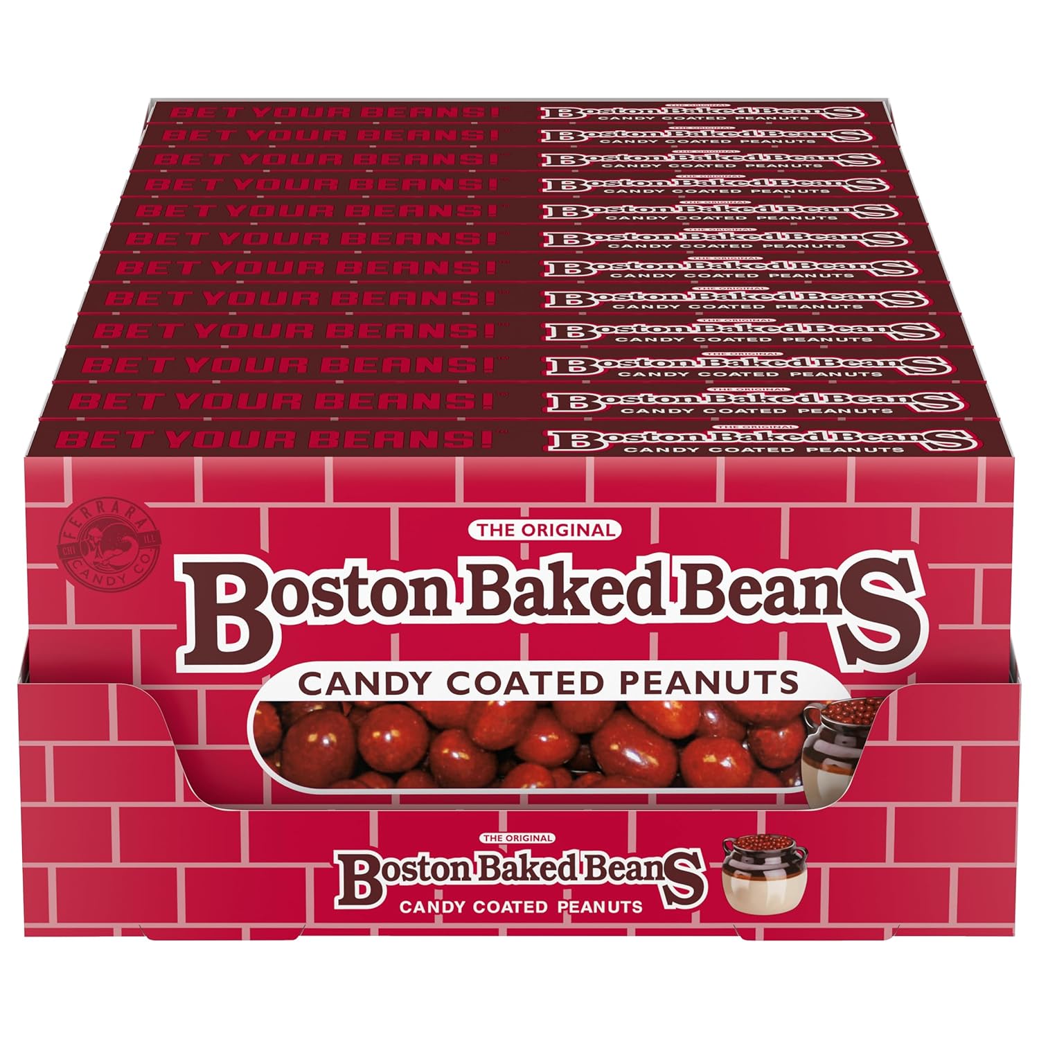Wonka Boston Baked Beans, CandyCoated Peanuts, Sweet & Salty, 4.3