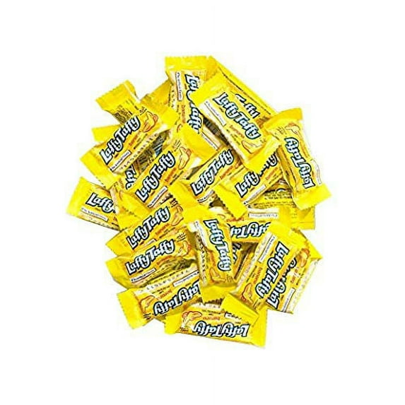 Wonka Laffy Taffy Candy, Banana Flavor, Mini Size 50 Count