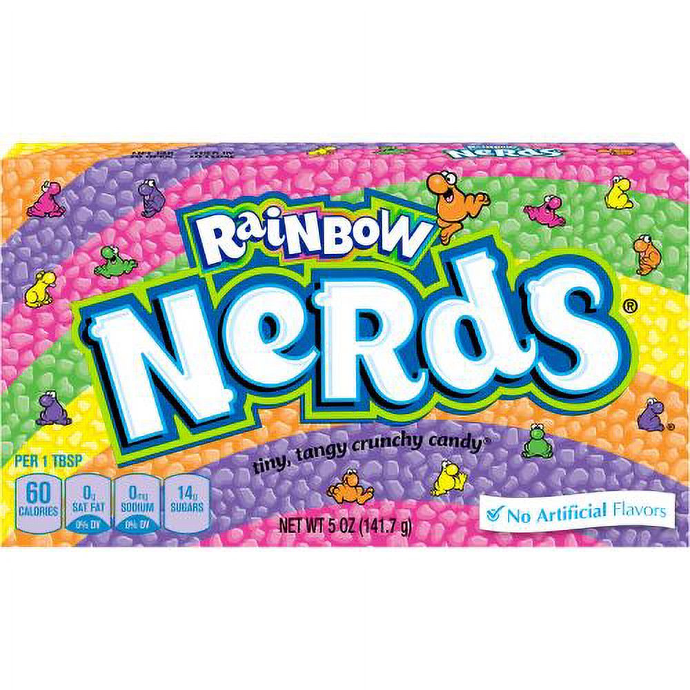 Dulces arcoíris Nerds de Wonka (paquete de 24)