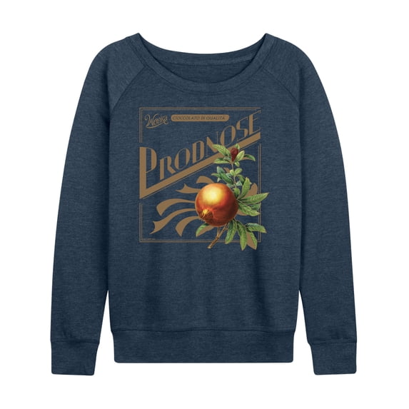 Warner Bros. - Lightweight French Terry Wide Neck Long Sleeve Graphic Shirt