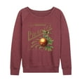thumbnail image 1 of Warner Bros. -  Lightweight French Terry Wide Neck Long Sleeve Graphic Shirt, 1 of 5