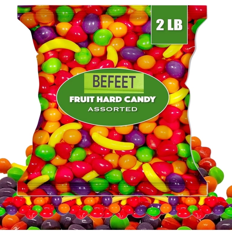 Wonka 2 Pounds Hard Candy with Chewy Fruity Flavors Including