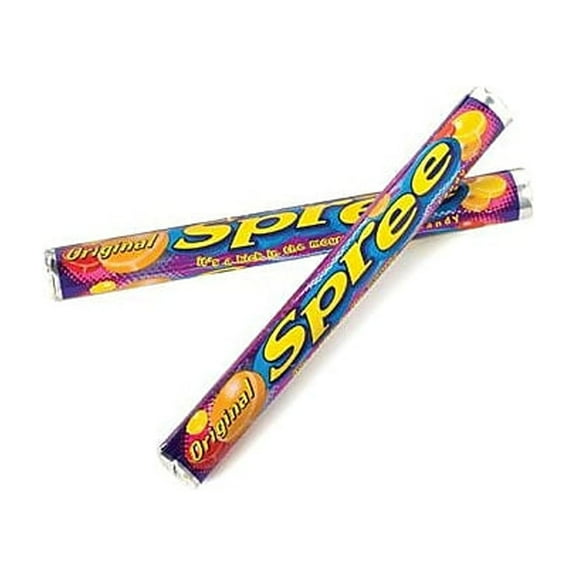 Wonka Spree Original Hard Candy, Crunchy Candy, 1.77 oz, pack of 36