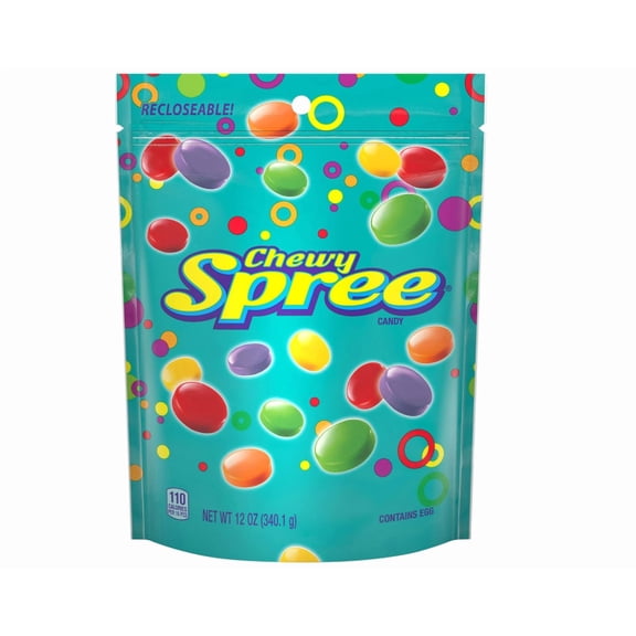 Wonka Spree Original Hard Candy, Resealable Bag, 12 Ounce Bag
