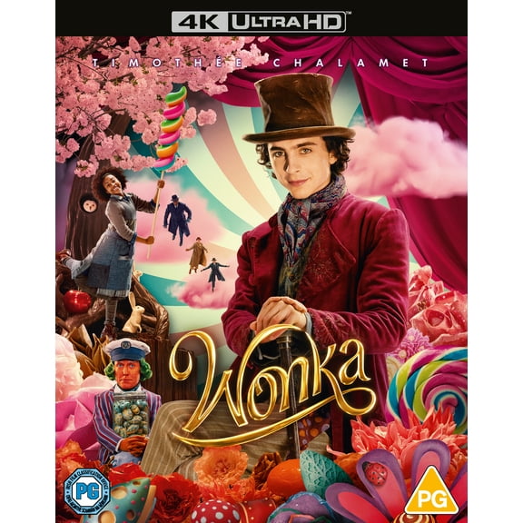 Wonka (4K Ultra HD) Timothe Chalamet Matthew Baynton Calah Lane Matt Lucas Paterson Joseph