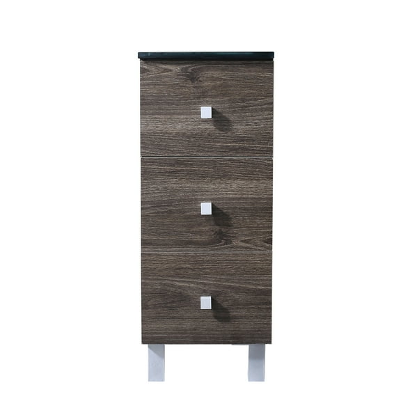 Wonline 12" Modern Bathroom Vanity Wood Cabinet Modern Design
