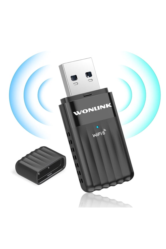 USB WiFi Bluetooth Adapter for PC,AX900 BT5.3 Wifi 6 Dongle,Driver-free Adapters for Win10/11