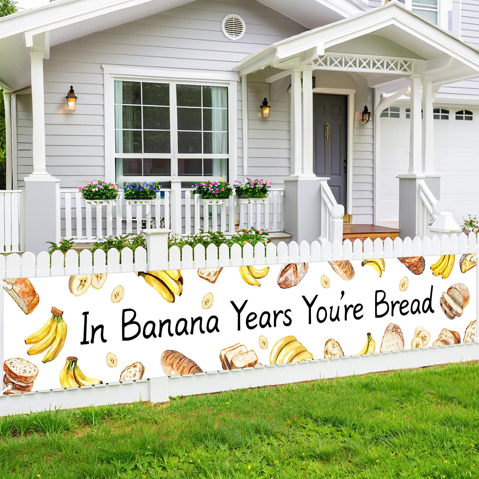 3-Piece Beach Banner Set - Rooster Pennant Banners For Party Decor, Outdoor & Indoor Hanging Decorations - View #3
