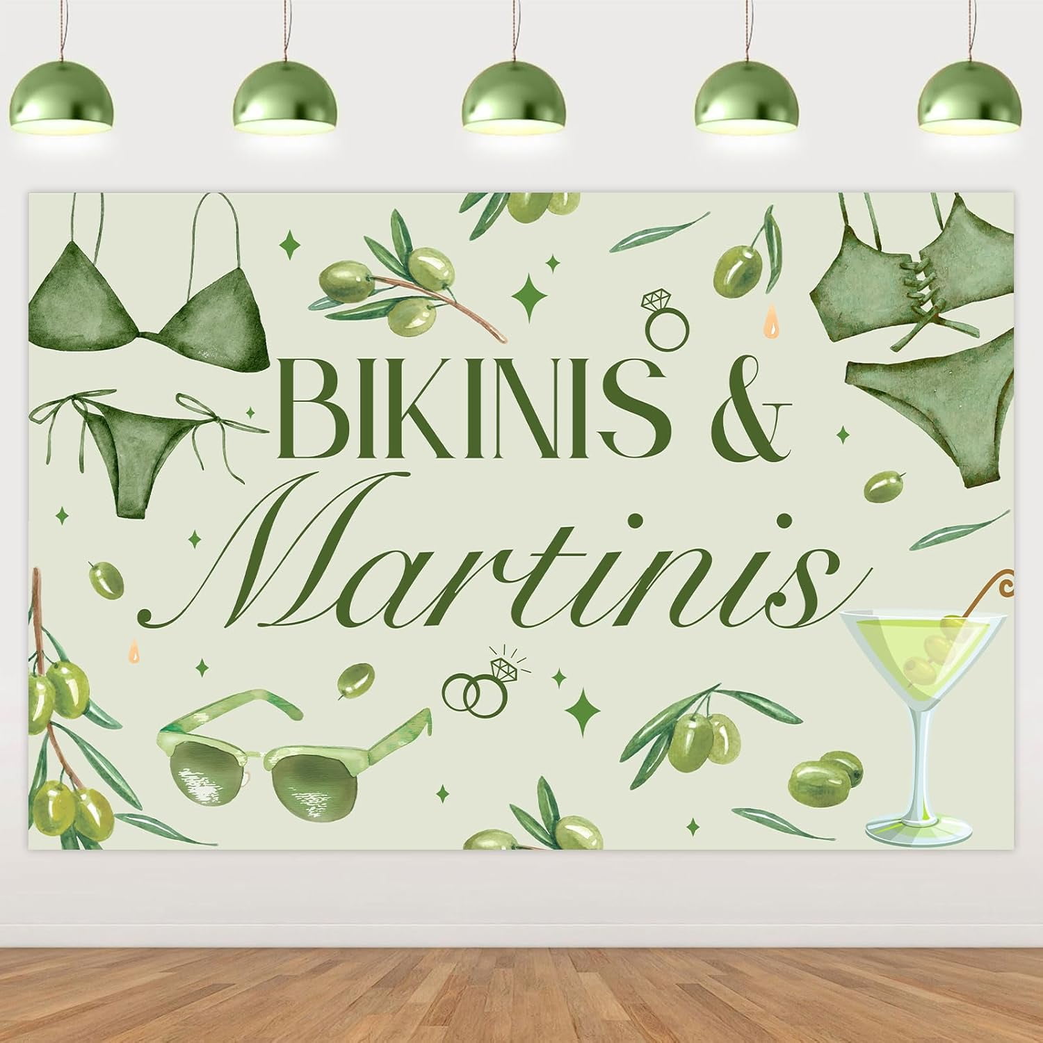 Wonmelody Margarita Bachelorette Party Decorations 5 * 3 ft Bikinis ...