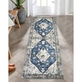 thumbnail image 1 of Wonnitar 2'x6' Boho Tribal Runner Rug,Vintage Kitchen Runner Rug, Soft Non Slip Washable Laundry Room Mat Indoor Throw Hallway Floor Carpet Runner for Bathroom Entryway Bedroom, 1 of 7