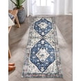 thumbnail image 1 of Wonnitar 2'x6' Boho Tribal Runner Rug,Vintage Kitchen Runner Rug, Soft Non Slip Washable Laundry Room Mat Indoor Throw Hallway Floor Carpet Runner for Bathroom Entryway Bedroom, 1 of 7