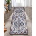 thumbnail image 1 of Wonnitar 2'x6' Washable Kitchen Runner Rug,Hallway Entryway Runner Rug, Oriental Medallion Distressed Non-Slip Mat, Bohemian Low-Pile Floor Carpet Runner for Bathroom Laundry Bedside, 1 of 7