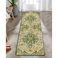thumbnail image 1 of Wonnitar 2'x6' Washable Kitchen Runner Rug,Hallway Entryway Runner Rug, Oriental Medallion Distressed Non-Slip Mat, Bohemian Low-Pile Floor Carpet Runner for Bathroom Laundry Bedside, 1 of 7
