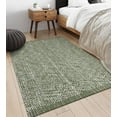 thumbnail image 1 of Wonnitar 4x6 Farmhouse Area Rugs, Machine Washable Green Rugs for Bedroom, Indoor Outdoor cotton Rugs for Livig Room Dining Room, 1 of 6