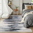 thumbnail image 1 of Wonnitar 5'x7' Abstract Washable Rugs, Soft Living Room Rugs Ultra-Thin Stain Resistant Dining Room Rug, 5x7ft Low-Pile Modern Carpet for Bedroom Non-Slip Throw Rug for Office,Brown/Multi, 1 of 12