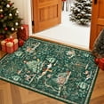 thumbnail image 1 of Wonnitar Christmas 2x3 Entryway Rug, Non Slip Soft Small Kitchen Rug, Christmas Indoor Door Mat for Entrance, Washable Xmas Low Pile Throw Rug for Bathroom Holiday Decor, Green, 1 of 15