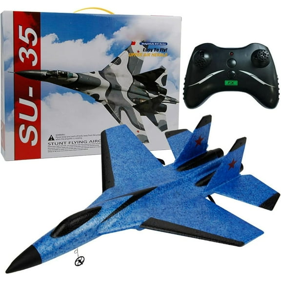 Wonstorex Rc Plane - 2.4GHz Wonstorex Jet Fighter Rc Airplane,Rc Remote Control Fighter Model Toy with Led Lights,Automatic Balance Gyro,360° Glider ,rc Jet,rc Planes