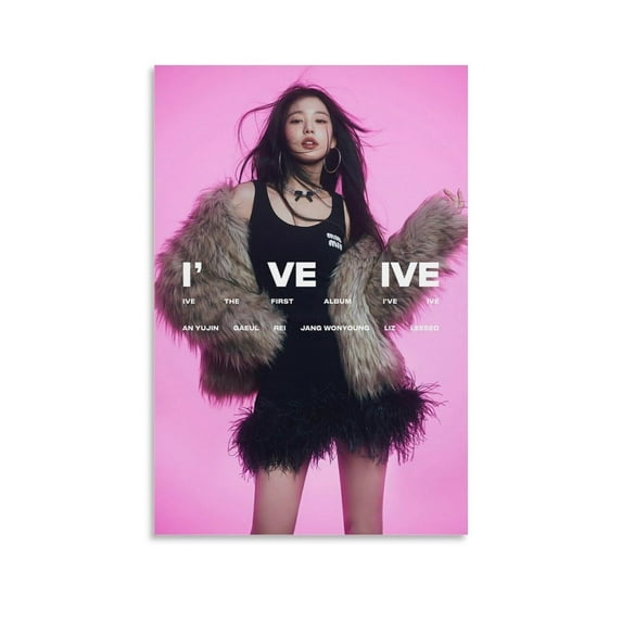 Wonyoung IVE Kpop I VE Kpop Artist Poster Painting Canvas Prints Bedroom Large Home Decor Wall Art Picture Canvas Wall