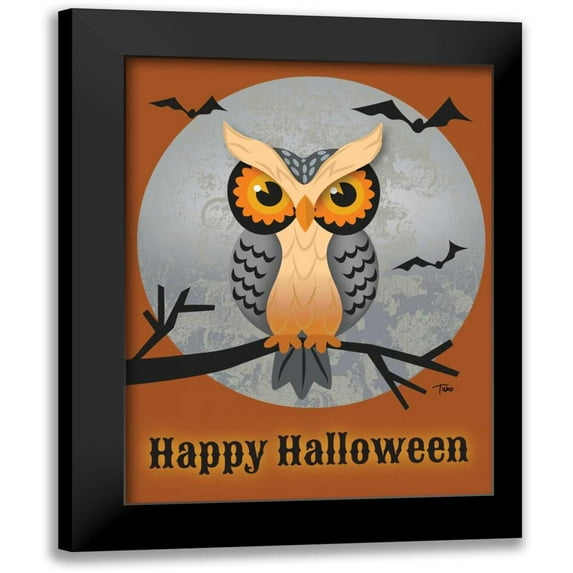 Woo, Teresa 15x18 Black Modern Framed Museum Art Print Titled - Mad Owl