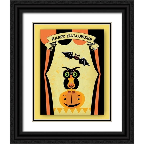 Woo, Teresa 20x24 Black Ornate Wood Framed with Double Matting Museum Art Print Titled - Dr. Crow IV