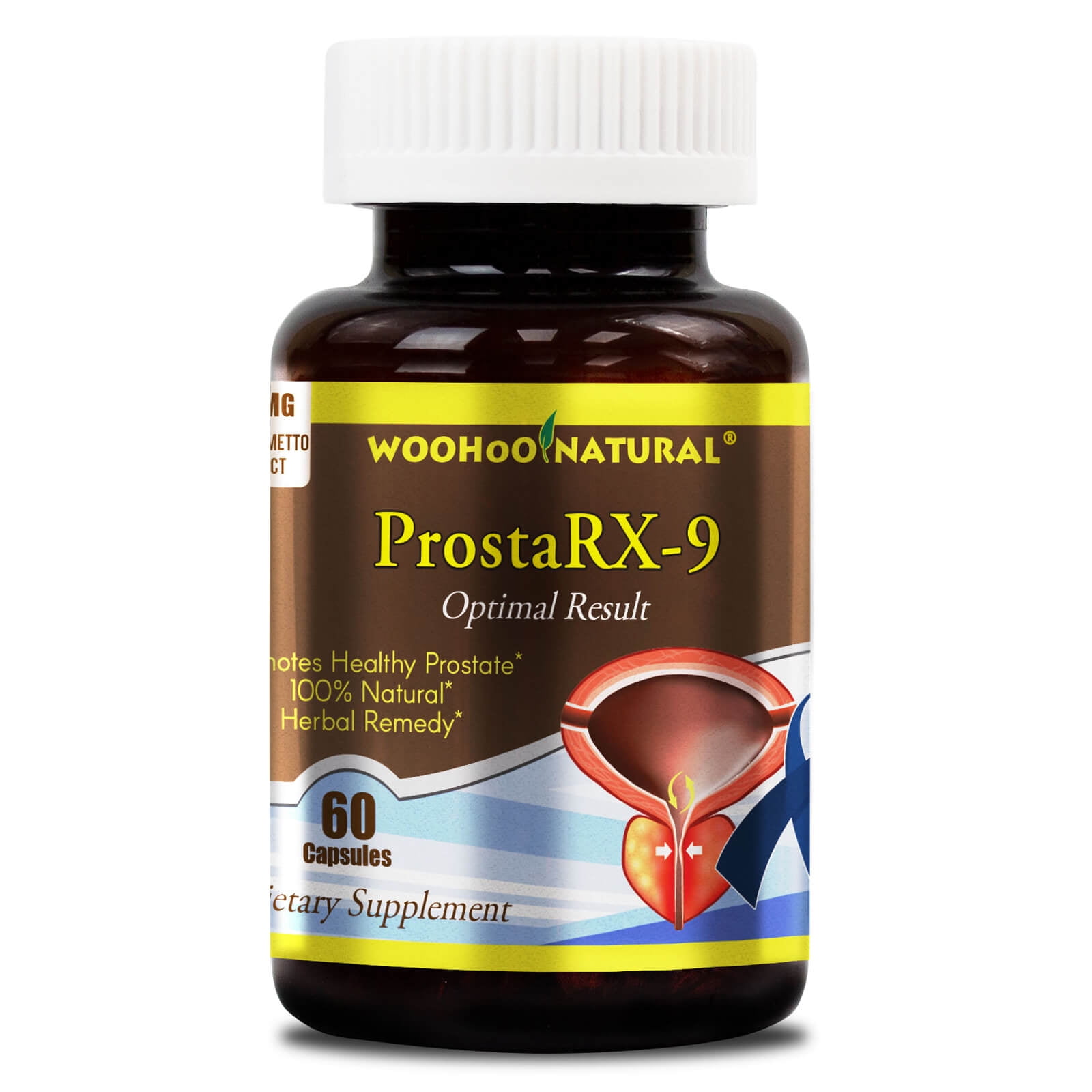 WooHoo Natural Prosta RX-9 - Prostate Health Formula - 60 Capsules