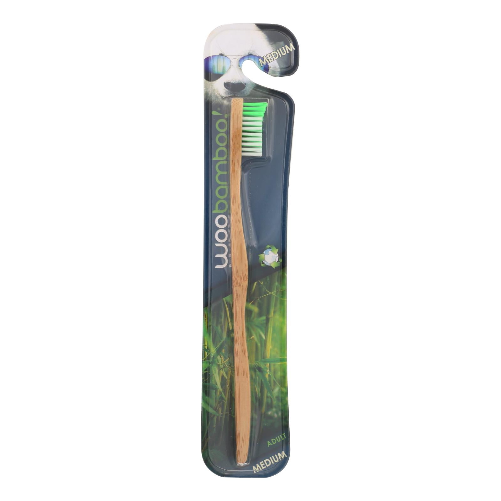 Woobamboo! Adult Medium Toothbrushes - Case of 6 - CT