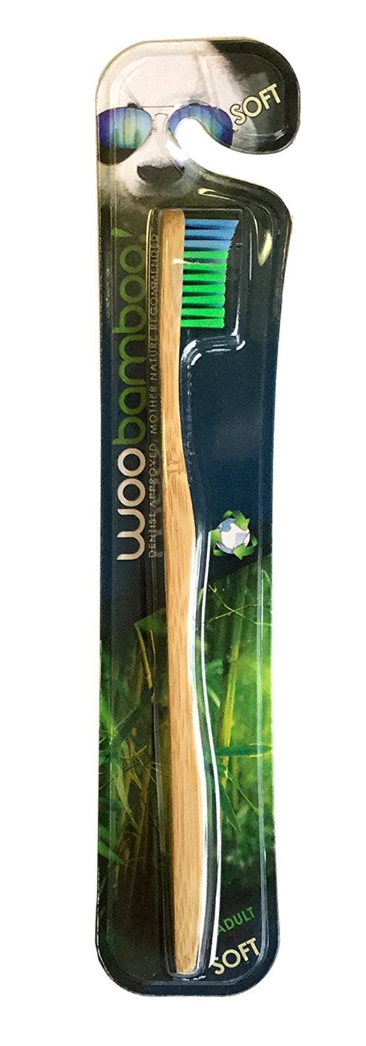 Woobamboo Toothbrush Adult Soft, (Pack of 6)