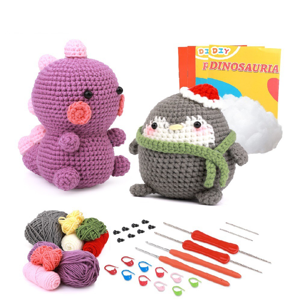 Woobles Crochet Kit For Beginners Knitting Kit With Animal Diy Craft