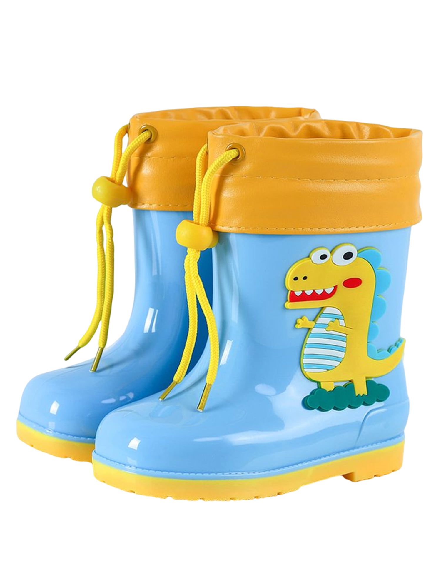 Playshoes flexible rain booties blue for toddlers