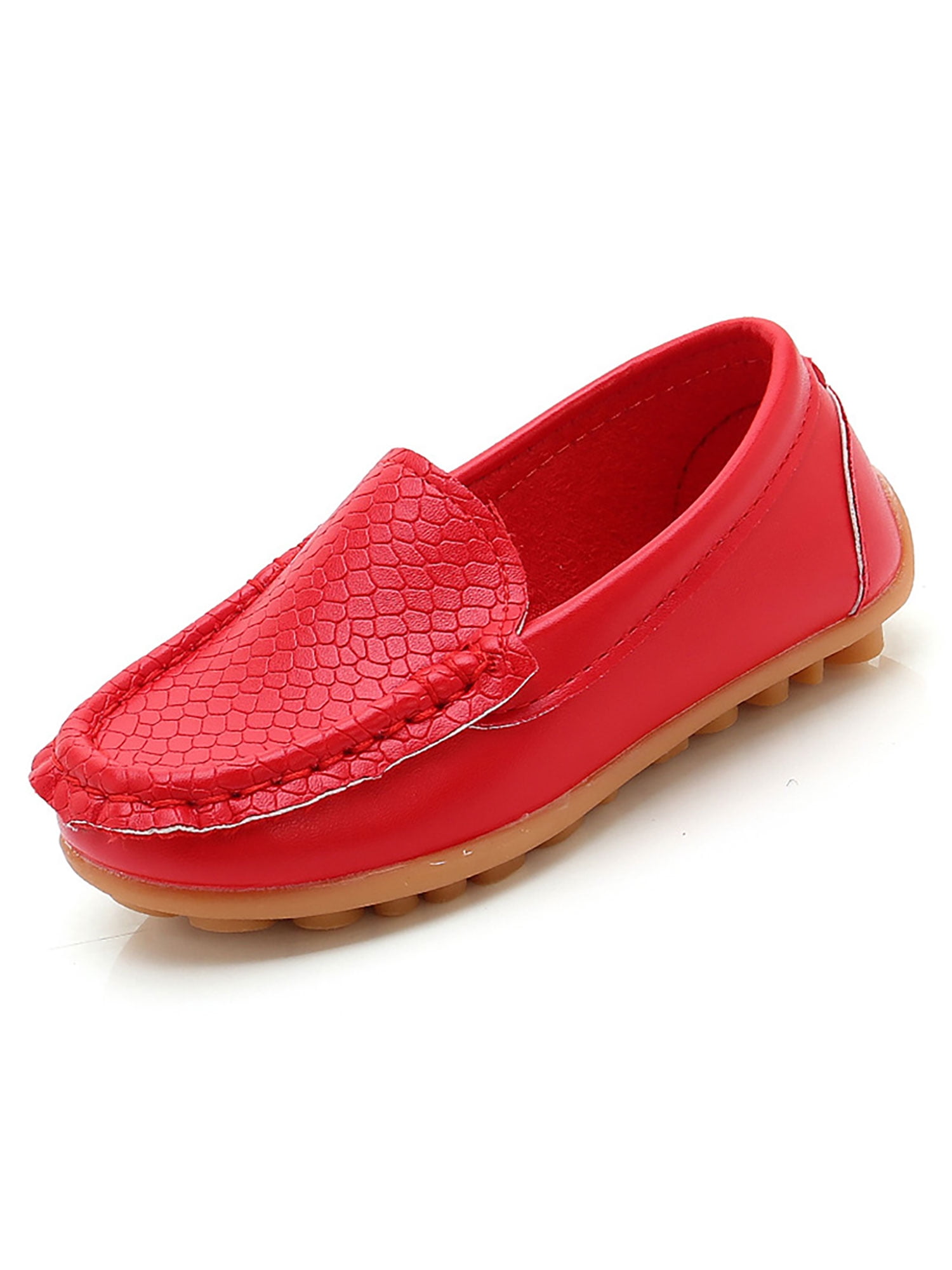 Woobling Girls Boys Moccasins Slip On Flats Round Toe Loafers Unisex