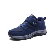 Woobling Men Running Shoe Comfort Trainers Fitness Workout Sneakers Mens Athletic Shoes Anti Slip Sport Breathable Blue 9.5