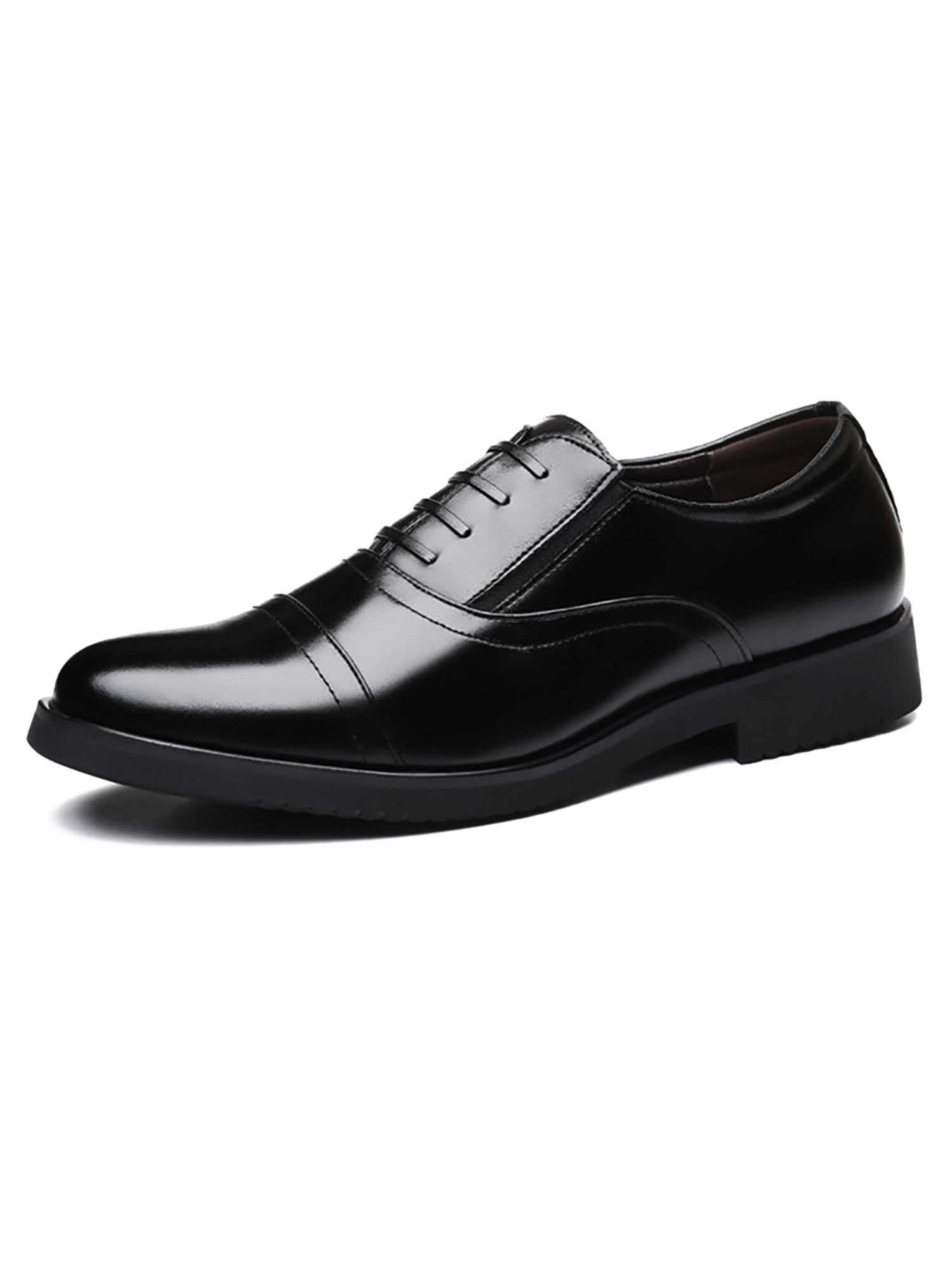 Men's Formal Shoes Slip on Flats Business Dress Shoes Patent Leather  Footwear